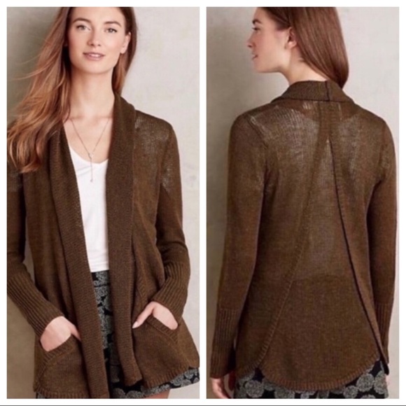 *Sold* Angel of the N.// Olive Cascade Cardi - Picture 6 of 8